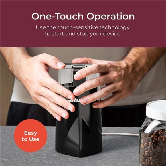 Mueller HyperGrind Precision Electric Spice/Coffee Grinder Mill with Grinding - Picture 3 of 6